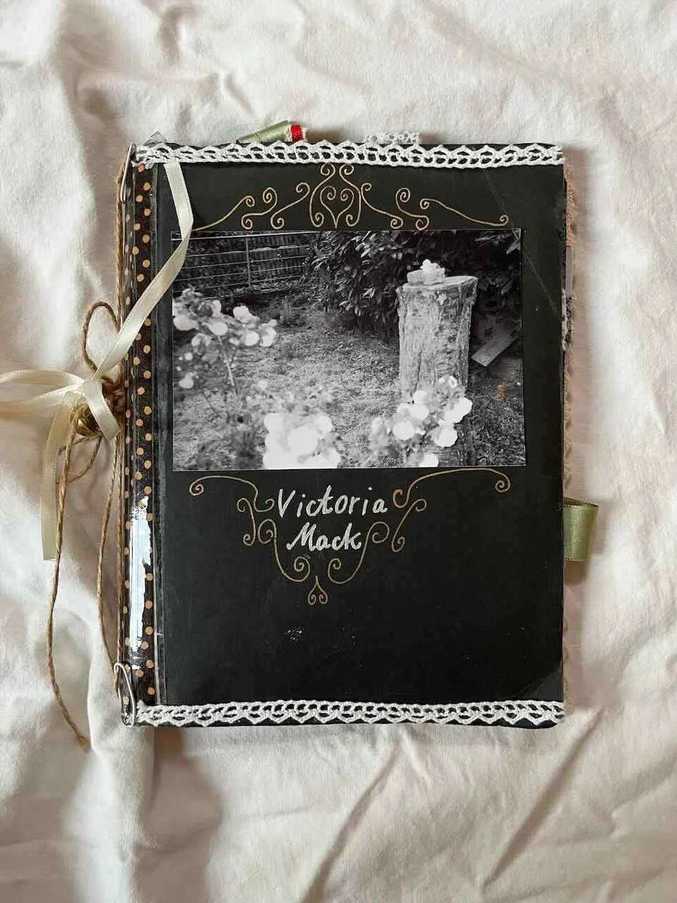 Collagierte Seite des Art-Journals